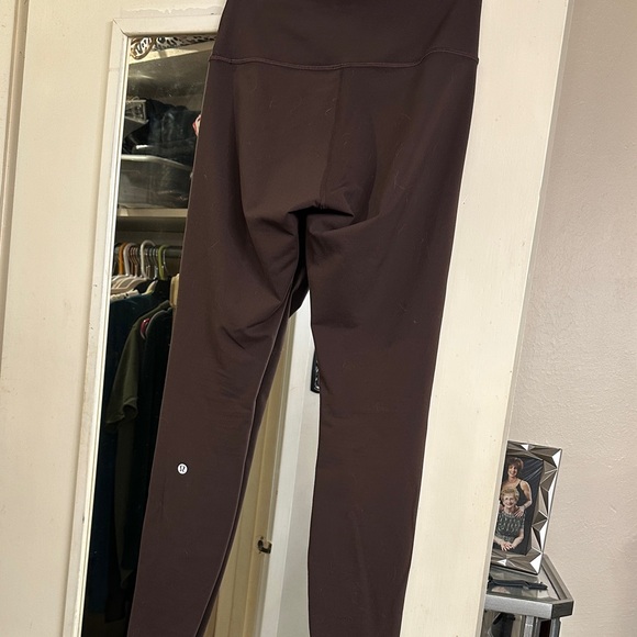 Lululemon Athletica Chocolate Brown Leggings - Picture 2 of 4
